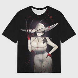 Футболка оверсайз мужская Леди Димитреску, цвет: 3D-принт