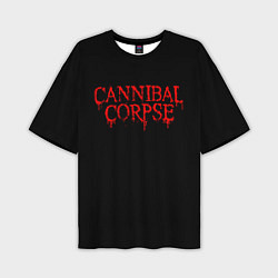 Мужская футболка оверсайз Cannibal Corpse