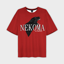 Мужская футболка оверсайз Haikyuu NEKOMA