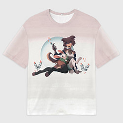 Мужская футболка оверсайз Джуно и Хару