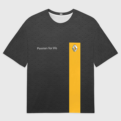 Мужская футболка оверсайз Renault / 3D-принт – фото 1