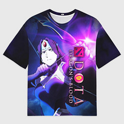 Мужская футболка оверсайз DOTA: Кровь дракона