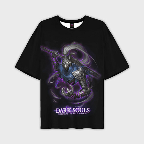 Мужская футболка оверсайз Dark souls Abyss walker / 3D-принт – фото 1
