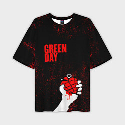 Футболка оверсайз мужская Green day, цвет: 3D-принт