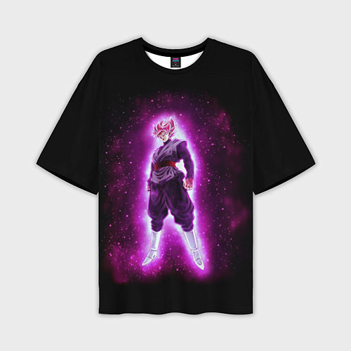 Мужская футболка оверсайз Goku super saiyan / 3D-принт – фото 1