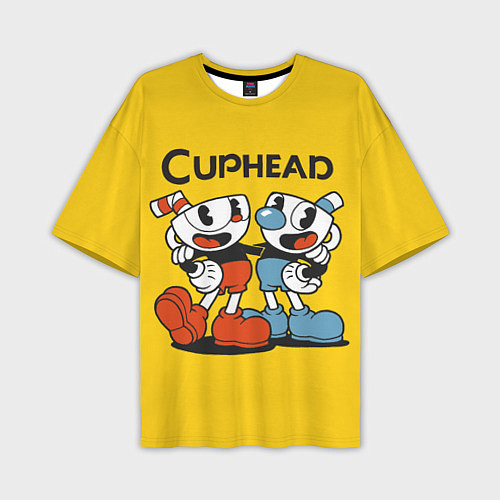 Мужская футболка оверсайз CUPHEAD / 3D-принт – фото 1