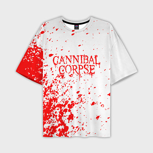 Мужская футболка оверсайз Cannibal corpse / 3D-принт – фото 1