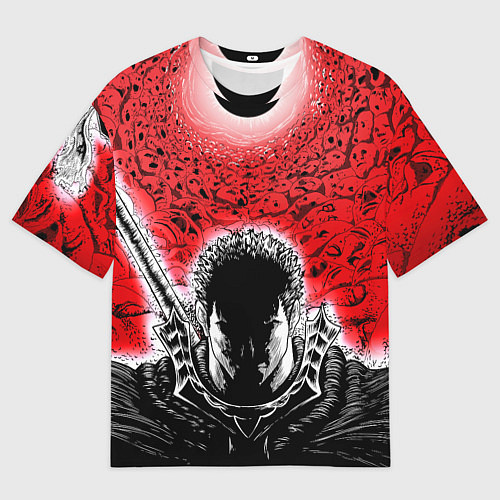 Мужская футболка оверсайз BERSERK БЕРСЕРК / 3D-принт – фото 1