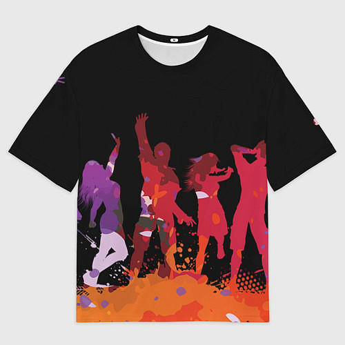 Мужская футболка оверсайз Танцы / 3D-принт – фото 1