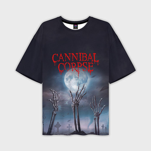 Мужская футболка оверсайз Cannibal Corpse Труп Каннибала Z / 3D-принт – фото 1