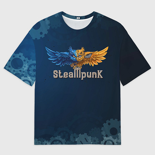 Мужская футболка оверсайз Owl / 3D-принт – фото 1