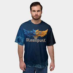 Футболка оверсайз мужская Owl, цвет: 3D-принт — фото 2