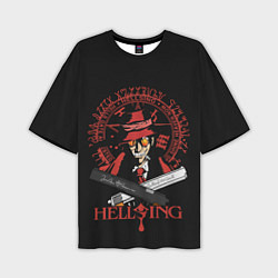 Мужская футболка оверсайз Hellsing