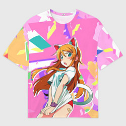 Мужская футболка оверсайз Kirino Kousaka