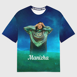 Футболка оверсайз мужская Манижа Manizha, цвет: 3D-принт
