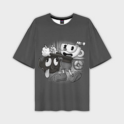 Футболка оверсайз мужская CUPHEAD, цвет: 3D-принт