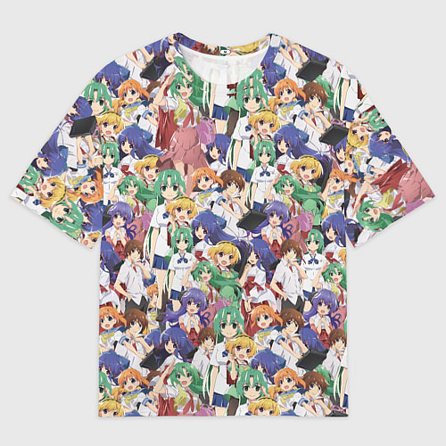 Мужская футболка оверсайз Аниме Когда плачут цикады / 3D-принт – фото 1