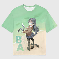 Мужская футболка оверсайз Bunny a Girl