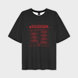 Мужская футболка оверсайз Evangelion Neon Genesis