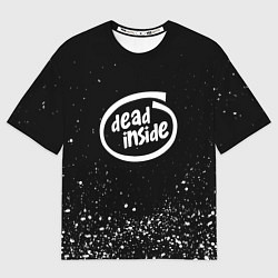 Мужская футболка оверсайз DEAD INSIDE