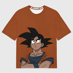 Футболка оверсайз мужская DRAGON BALL ДРАГОН БОЛЛ, цвет: 3D-принт