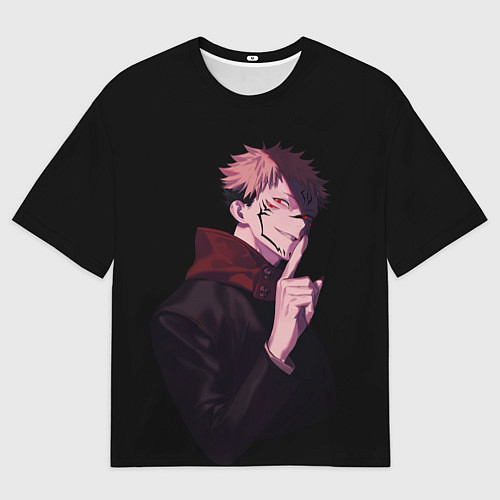 Мужская футболка оверсайз МАГИЧЕСКАЯ БИТВА SUKUNA / 3D-принт – фото 1