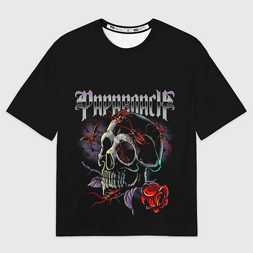 Мужская футболка оверсайз PAPA ROACH / 3D-принт – фото 1