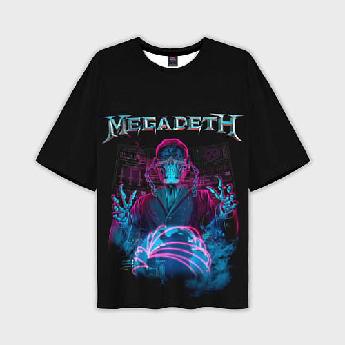 Мужская футболка оверсайз MEGADETH / 3D-принт – фото 1