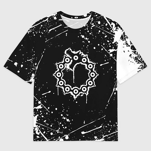 Мужская футболка оверсайз 7 СМЕРТНЫХ ГРЕХОВ МЕЛИОДАС / 3D-принт – фото 1