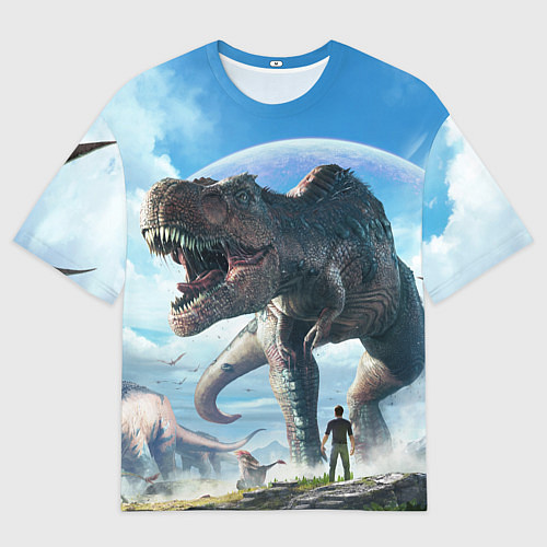 Мужская футболка оверсайз Ark Survival Evolved / 3D-принт – фото 1
