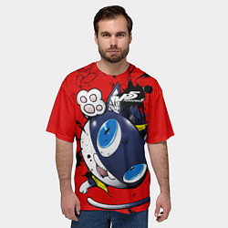 Футболка оверсайз мужская Персона 5, цвет: 3D-принт — фото 2