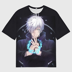 Мужская футболка оверсайз ГОДЖО САТОРУ GOJO SATORU