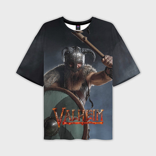 Мужская футболка оверсайз Viking Valheim / 3D-принт – фото 1