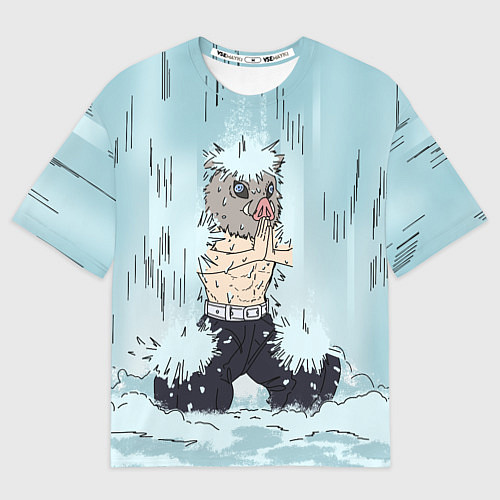 Мужская футболка оверсайз МЕДИТАЦИЯ ИНОСКЕ / 3D-принт – фото 1