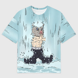 Футболка оверсайз мужская МЕДИТАЦИЯ ИНОСКЕ, цвет: 3D-принт