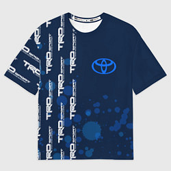 Футболка оверсайз мужская Toyota - Paint Pattern on left, цвет: 3D-принт