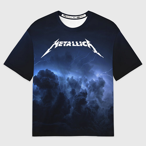 Мужская футболка оверсайз METALLICA МЕТАЛЛИКА / 3D-принт – фото 1