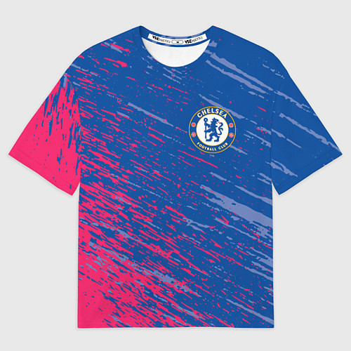 Мужская футболка оверсайз CHELSEA / 3D-принт – фото 1