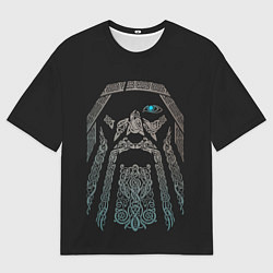 Футболка оверсайз мужская ВсеотецОдин, цвет: 3D-принт