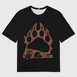 Футболка оверсайз мужская Wolf Wood Style, цвет: 3D-принт