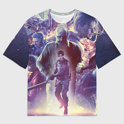 Футболка оверсайз мужская Resident Evil 25-летие, цвет: 3D-принт