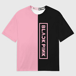 Футболка оверсайз мужская BLACKPINK, цвет: 3D-принт