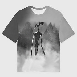 Мужская футболка оверсайз Сиреноголовый в Лесу