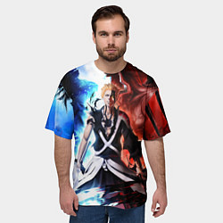 Футболка оверсайз мужская Bleach Ichigo Kurosaki, цвет: 3D-принт — фото 2