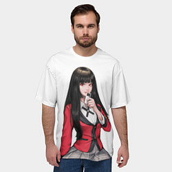 Футболка оверсайз мужская Jabami Yumeko Kakegurui, цвет: 3D-принт — фото 2
