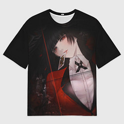 Футболка оверсайз мужская БЕЗУМНЫЙ АЗАРТ ЮМЭКО, цвет: 3D-принт