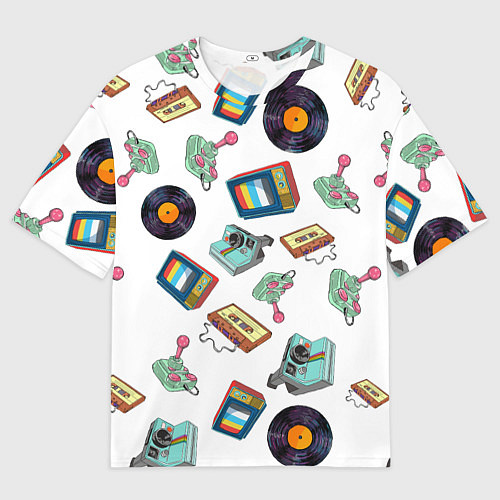 Мужская футболка оверсайз Стиль 80х / 3D-принт – фото 1