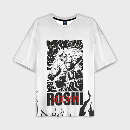 Мужская футболка оверсайз Roshi / 3D-принт – фото 1