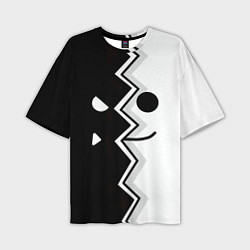 Мужская футболка оверсайз Geometry Dash Fondo