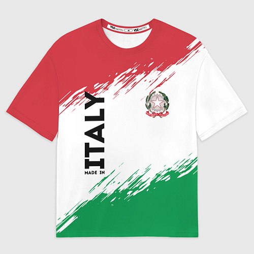 Мужская футболка оверсайз MADE IN ITALY / 3D-принт – фото 1